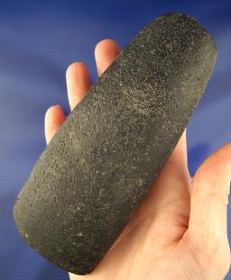 6" Long Black Hardstone Adze found in Delaware Co., Ohio.
