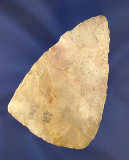 3 9/16" Flint Blade found in Western Ohio.