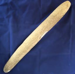 21 1/2" Long Roller Pestle collected in New York by Howard B. Greene.