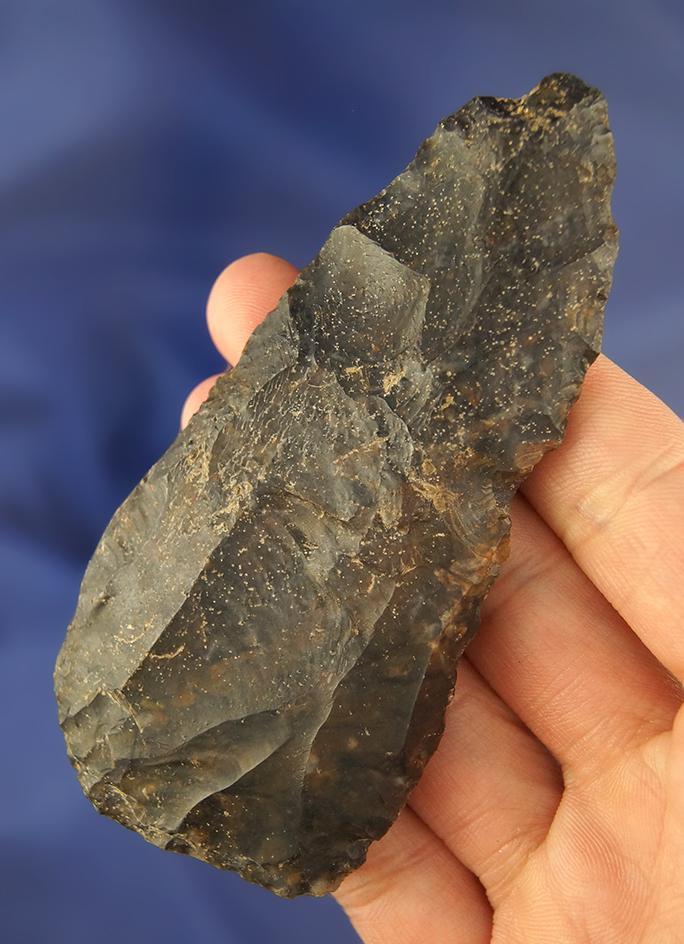 3 7/8" Coshocton Flint Blade found in Ohio.