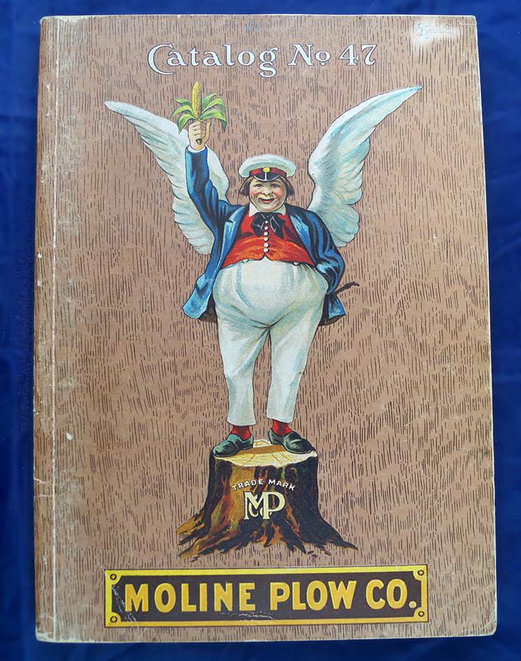 Moline Plow Co Catalog No 47, thick book, approx 7 3/4" x 10 3/4" x 3/4" thick, some color pages