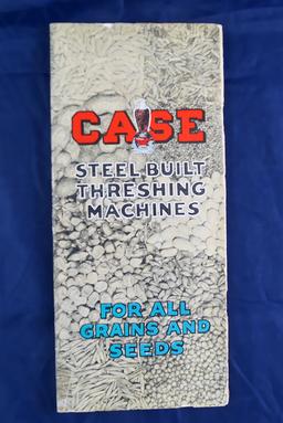 Set of 4 J.I. Case Threshing Machine Co. catalogs, approx 4" x 9" each *See full description.