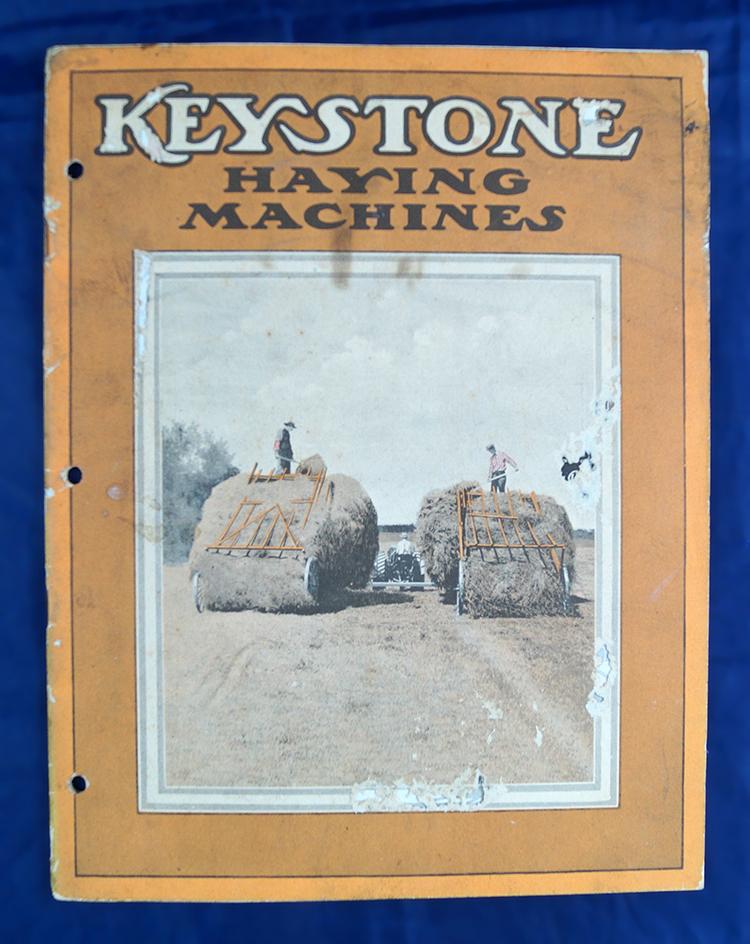 International Harvester, Chicago, Keystone Haying machines catalog, 32 pages, 1916