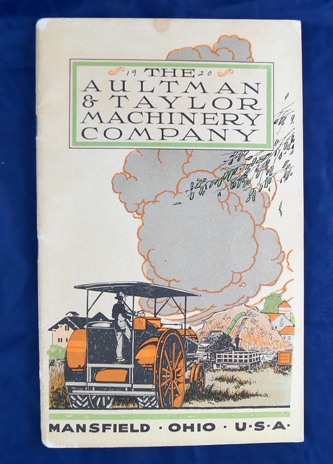 Two Aultman & Tailor Machinery Co brochures dated 1920 & 1024, 5 1/2" x 9"