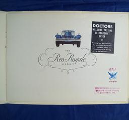 Set of 2:  REO Speed Wagons; and a 6 page REO-ROYALE 8 color brochure, Harrisburg Auto Co, PA