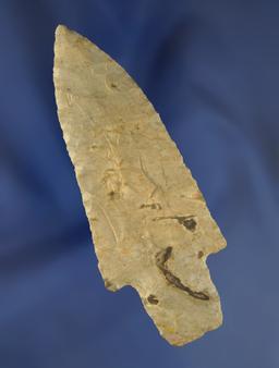 Thin and well flaked 4" Adena Knife found in Missouri.