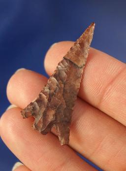 1 9/16" beautiful Jasper Columbia Plateau found near Jeager Island on May 4, 1968 by Kaye Don Bruce.