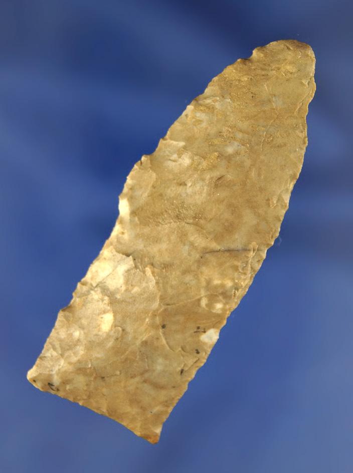 2 9/16" Beaver Lake made from Fort Payne chert found in Daviess Co.,  Kentucky.