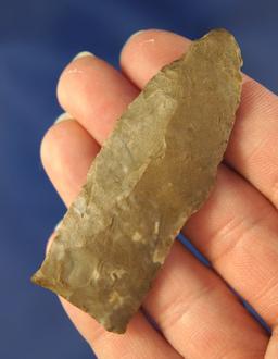 2 9/16" Beaver Lake made from Fort Payne chert found in Daviess Co.,  Kentucky.