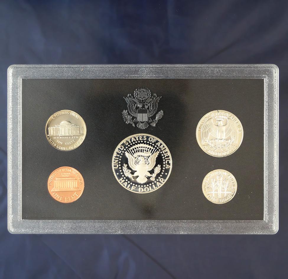 1995 Silver Proof Set in Original Box with COA