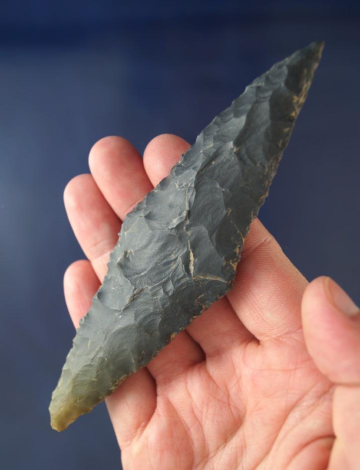 5 1/16" Bi-pointed Knife found in Benton Co., Tennessee.