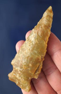 3 3/16" Archaic Cornernotch made from attractive material found in Kentucky.
