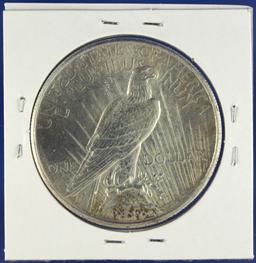 1927 Peace Silver Dollar AU