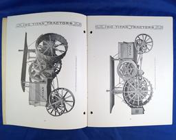 IHC "Titan" Gasoline Tractors" catalog, 1912, 32 pages