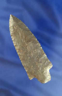 4 1/4" Pickwick Knife - Trigg Co.,  KY made from Hornstone. Ex. Bob Weeks  collection.  Bennett COA.