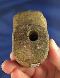 2 5/16" Sandstone Pipe found in Flemming Co.,  Kentucky.