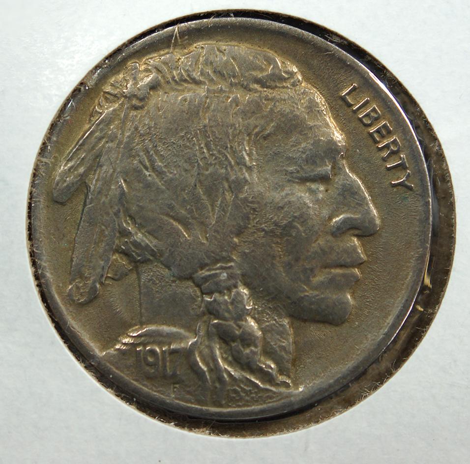 1917-D Buffalo Nickel XF