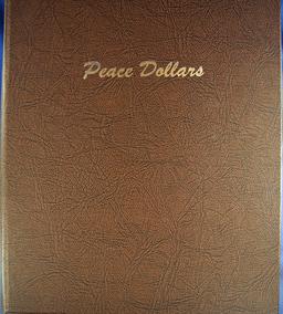 3 Used Dansco Coin Albums Standing Liberty Quarters, Franklin Half Dollars and Peace Dollars