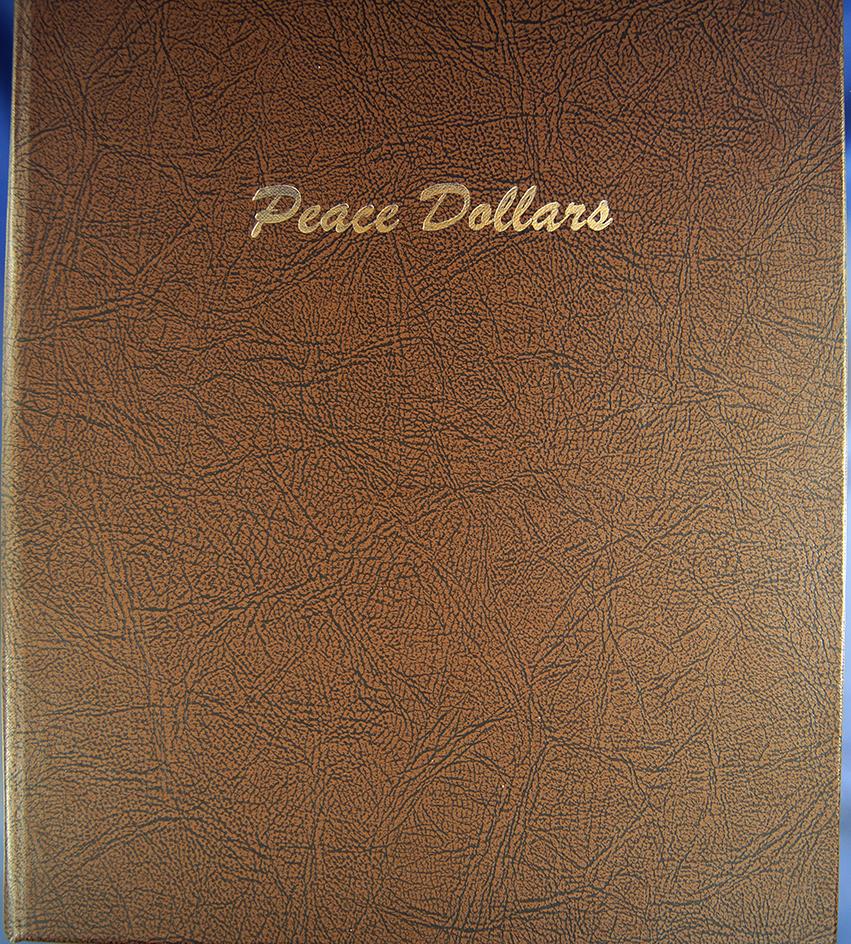 3 Used Dansco Coin Albums Standing Liberty Quarters, Franklin Half Dollars and Peace Dollars