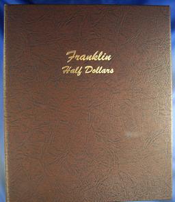 3 Used Dansco Coin Albums Standing Liberty Quarters, Franklin Half Dollars and Peace Dollars