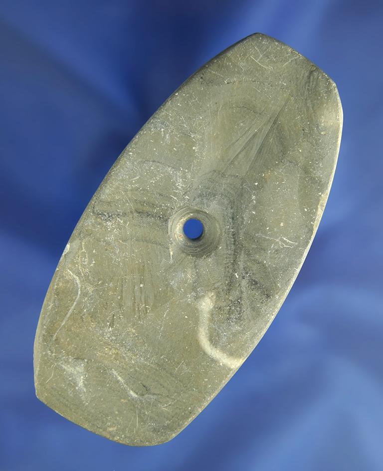 3 9/16" Slate Pendant found in Ohio.