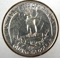 1936-D Washington Silver Quarter AU Details