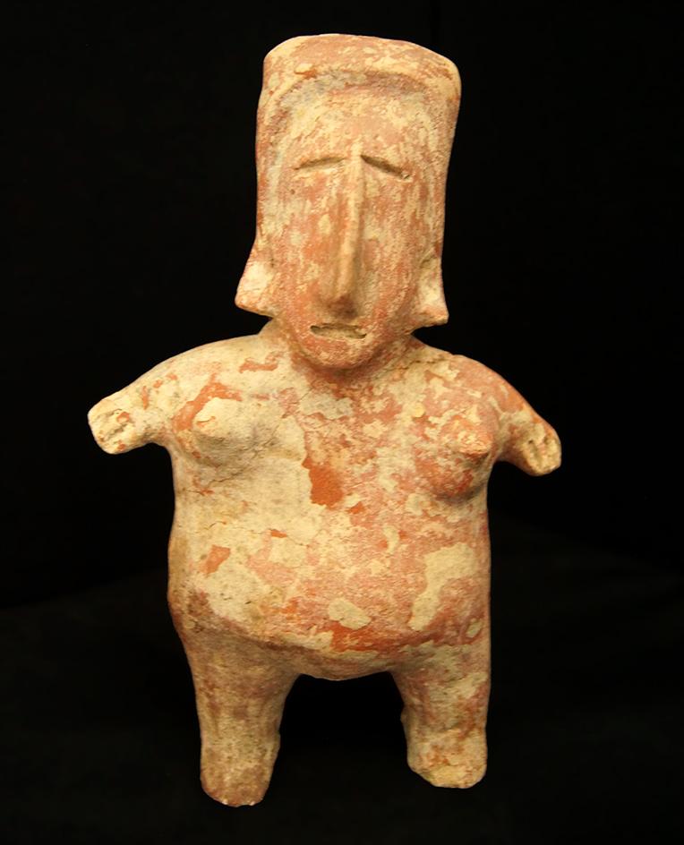 9 1/4" Tall Nayarit Female Figure   Western Mexico. Ex. Nick Miller.  Bennett COA.