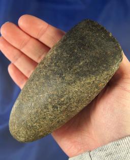 4 1/2" long Hardstone Celt - use polish to bit area in very good condition. Pickaway Co.,  Ohio.