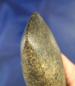 4 1/2" long Hardstone Celt - use polish to bit area in very good condition. Pickaway Co.,  Ohio.