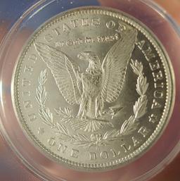 1883-O Morgan Silver Dollar Certified MS 63 by ANACS