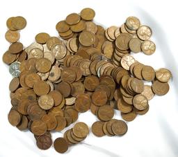 500 Assorted Lincoln Wheat Cents