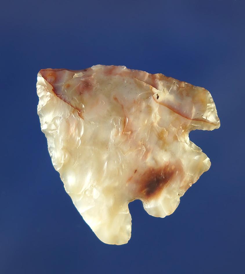 1 1/4" Quilomene Bar made from beautifully mottled agate that is semi translucent.