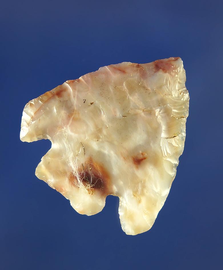 1 1/4" Quilomene Bar made from beautifully mottled agate that is semi translucent.