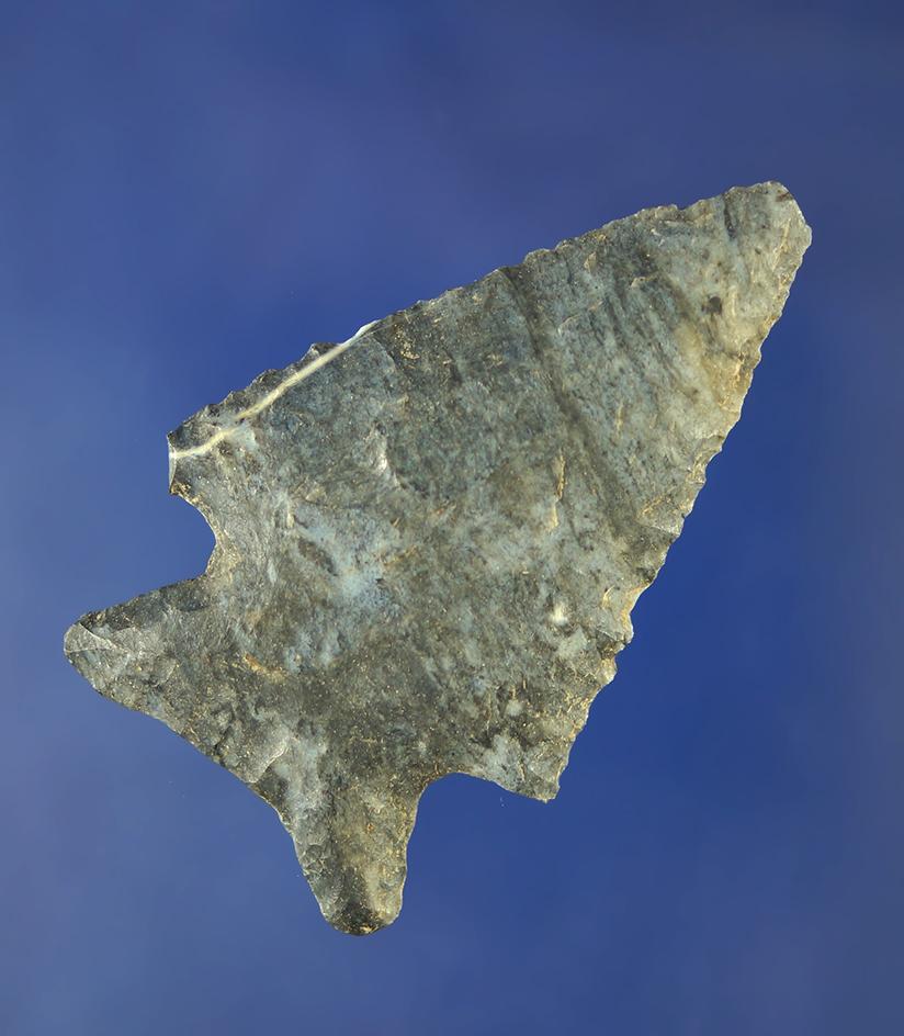 2 9/16" Coshocton Flint Archaic Cornernotch knife found in Ohio.