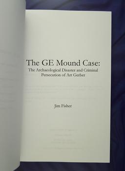 Softcover book: "The G.E. Mound Case" by Jim Fisher.