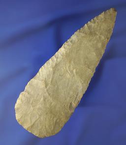 Thin and nicely styled 5" Beveled Knife made from Dover Flint found in Tennessee.