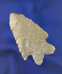 2 1/2" McCorkle Bifurcate found in Lincoln Co.,  Kentucky made from Fort Payne chert.