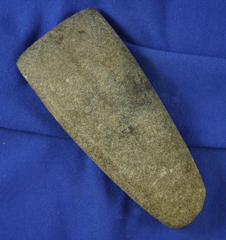 Very nice 6 3/8" Hardstone Celt in excellent condition found in Michigan. Collected prior to 1950