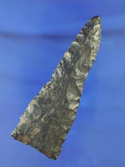 3 5/8" Coshocton Flint triangular Knife found in Coshocton Co., Ohio. Nicely patinated artifact.