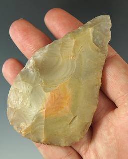 3 3/16" chalcedony Knife/Blade found in Apache Co., Arizona made from translucent material.