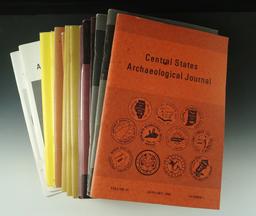 Set of 20 Central States Archaeological Journals, 1984-1997.