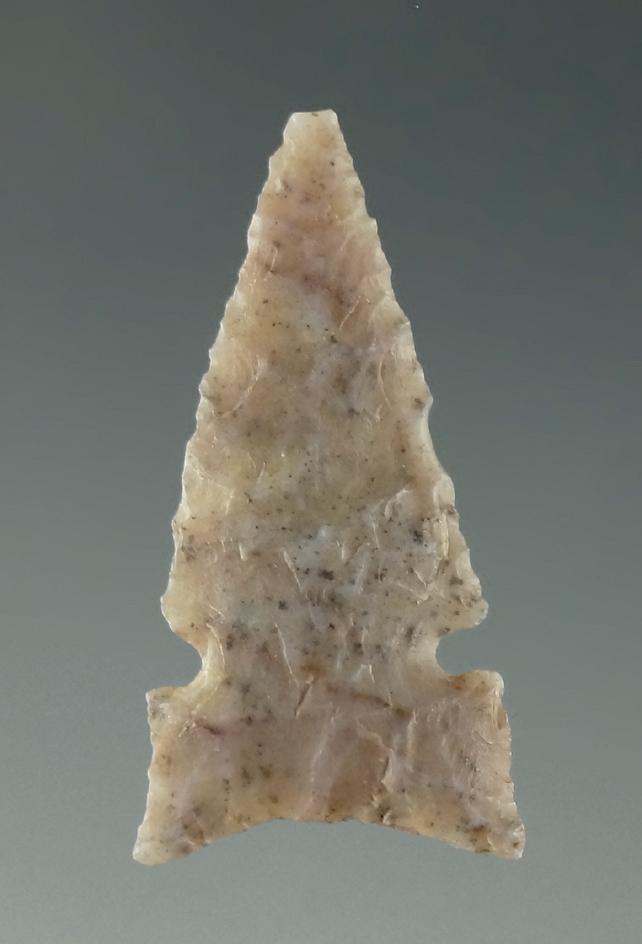 1" Washita sidenotch made from attractive material found in Texas. Ex. Charlie Shewey collection.