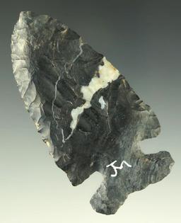 3 1/16" Coshocton Flint Thebes from Medina County Ohio made from attractive Coshocton Flint.