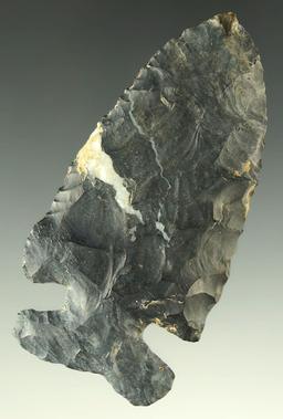 3 1/16" Coshocton Flint Thebes from Medina County Ohio made from attractive Coshocton Flint.