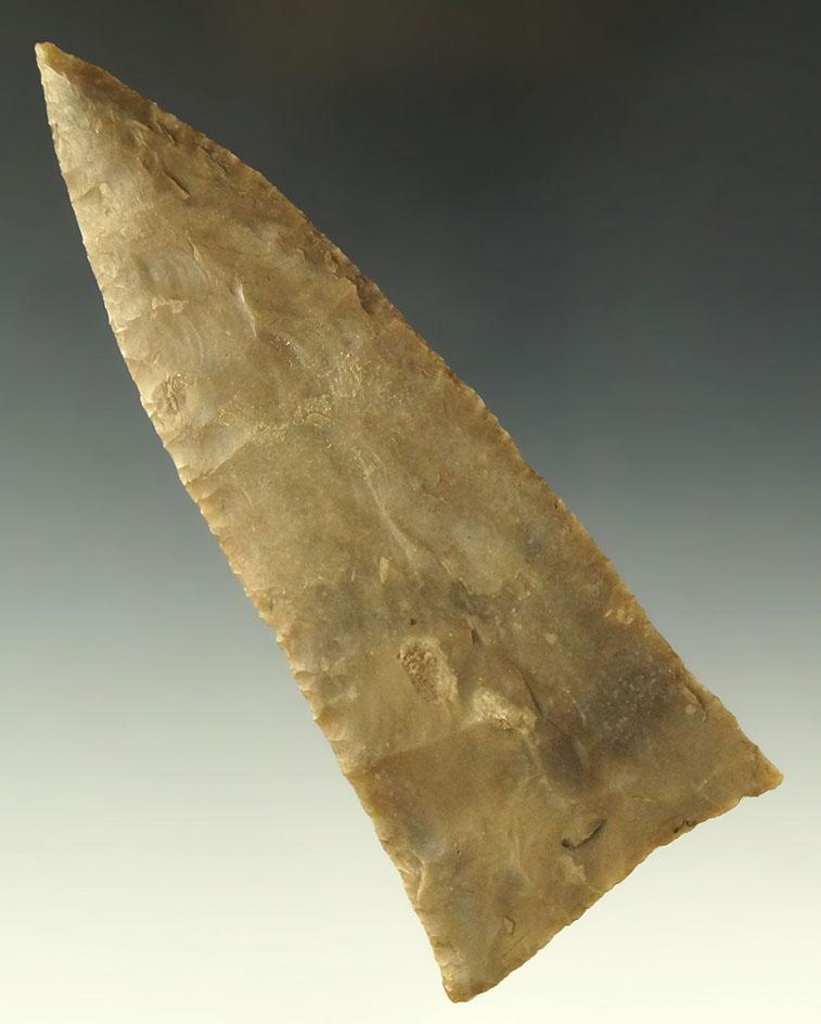 4 3/4" Gahagan Blade found in Leflore County Oklahoma. Ex. Robert Bell, Len Weidner collections.