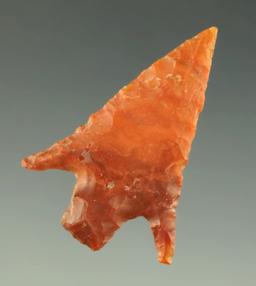1 5/16" well styled Columbia River arrowhead made from attractive material.