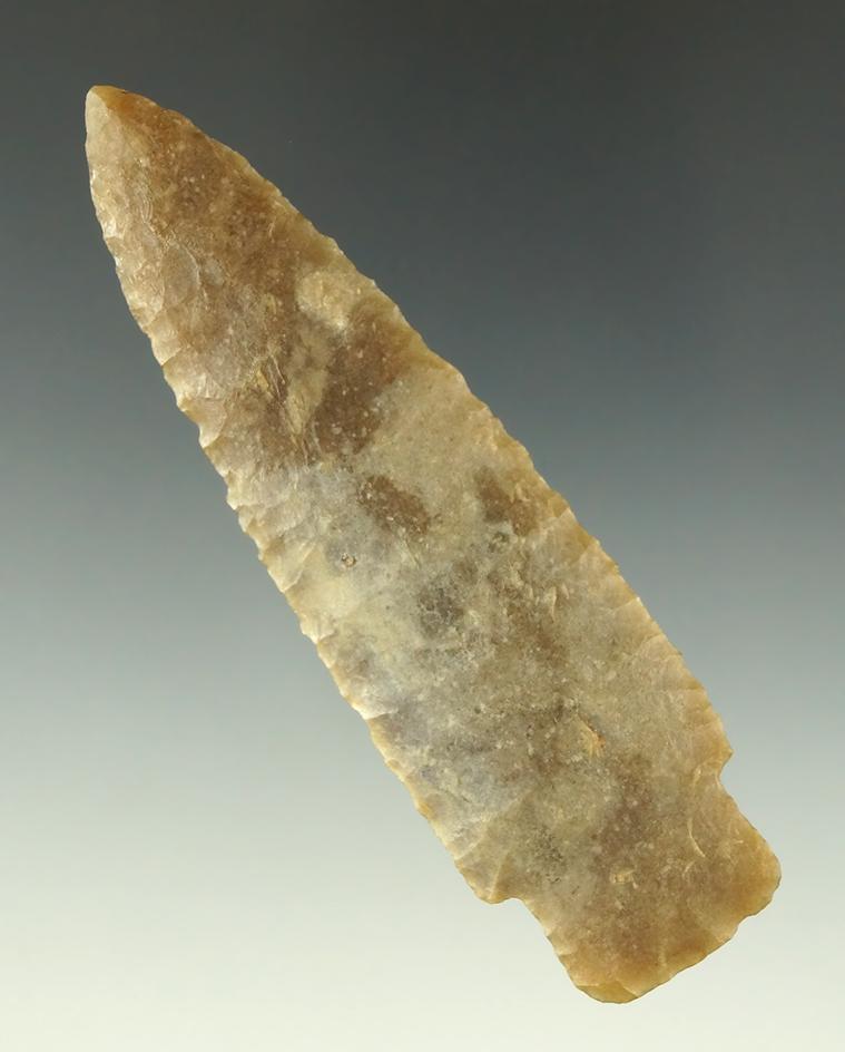 Sale Highligh - Pictured! 3 5/8" Scottsbluff - beautiful chalcedony- Texas.  Bennett COA.