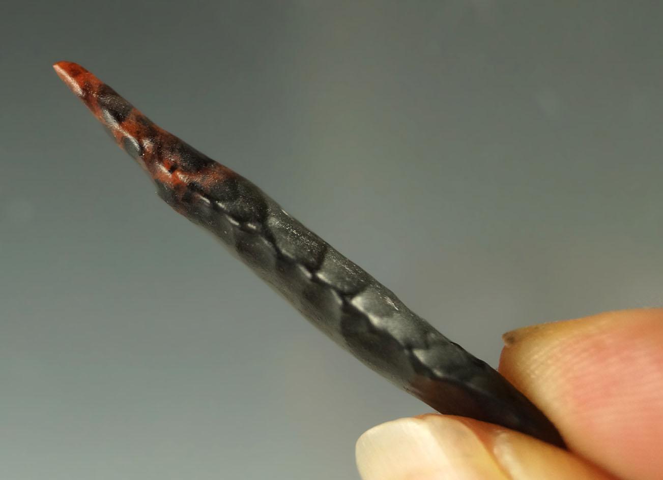 Ex. Museum! 1 3/8" Humboldt - Oregon made from beautiful River polished Mahogany Obsidian.