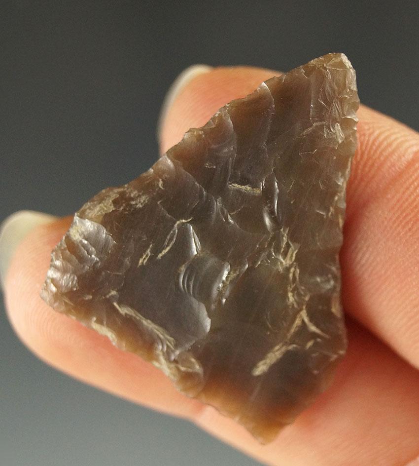 1 5/16" Plateau Pentagonal made from semi translucent Agatized Wood found near the Columbia.