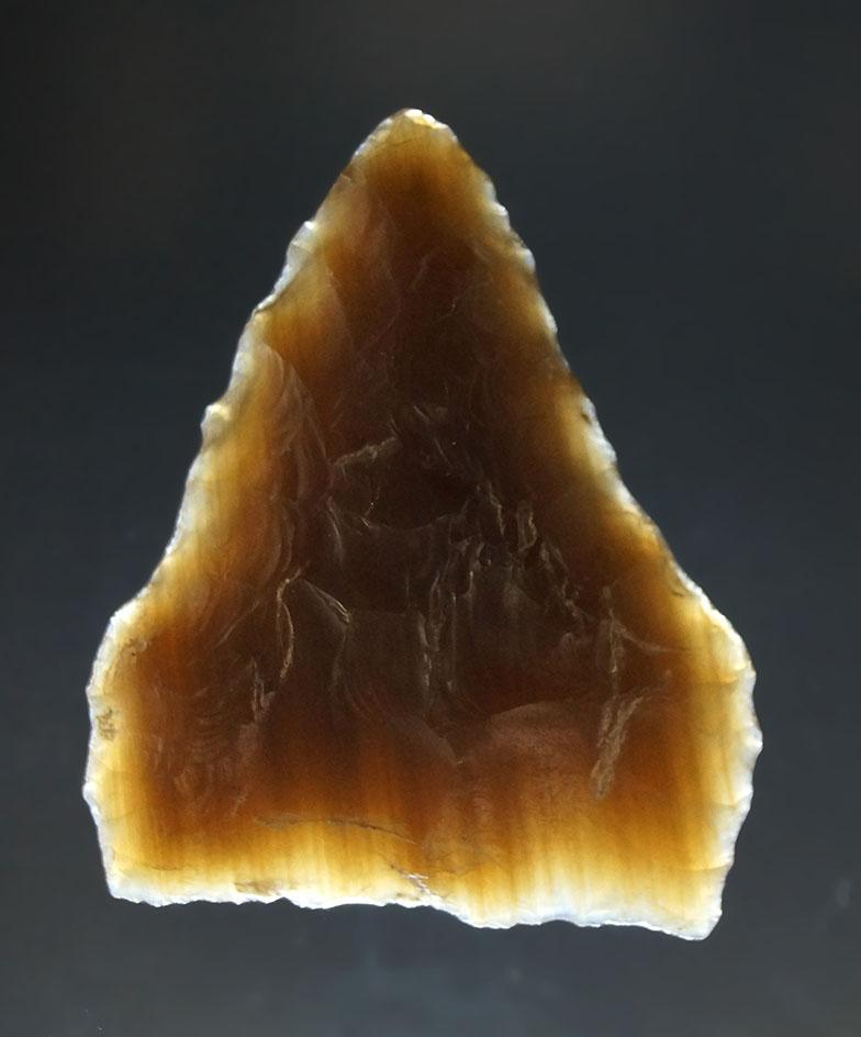 1 5/16" Plateau Pentagonal made from semi translucent Agatized Wood found near the Columbia.